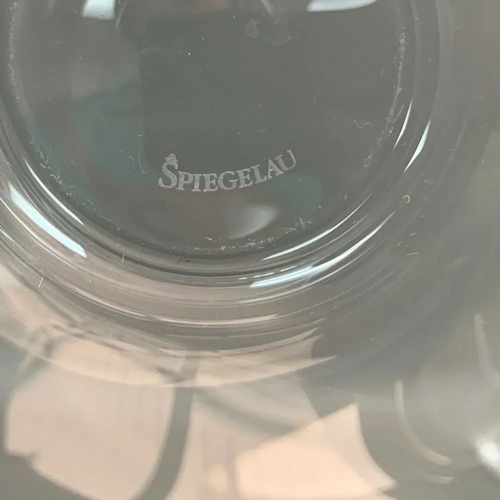 Spiegelau Clear Wine Glass Glasses Lot of‎ 3 Stemless 4 3/4